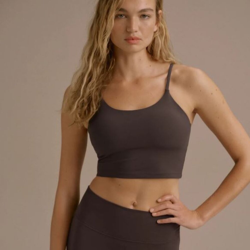 Adanola Ultimate Leggings/ Ultimate Tank Bra in Coffee Bean - set